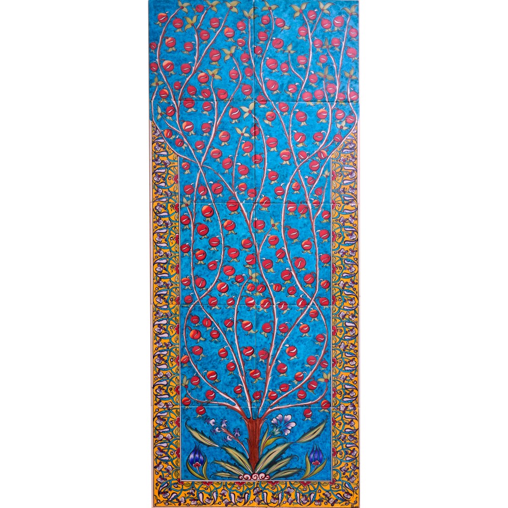 Nar Ağacı Desenli Karo