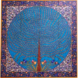 Hayat Ağacı & Kuş Desenli Karo